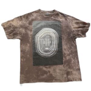 Vintage Nice Kicks Artsy Tie-Dye Brown CLSC T-Shirt Size L